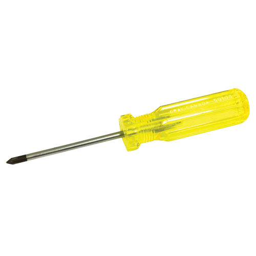 Tournevis Phillips, #1, 6-3/4" l, Prise Plastique Planification Entrepots Molloy