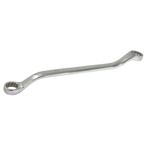 Box Wrench, 12 Point, 5/8" x 11/16", 15° Offset, Chrome Finish Planification Entrepots Molloy