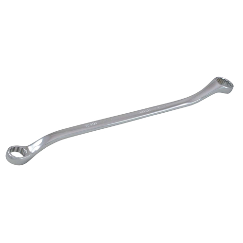 Box End Wrench, 12 Point, 8/9 mm, 15° Offset, Chrome Finish Planification Entrepots Molloy