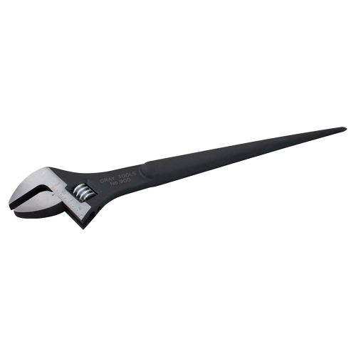 Structural Adjustable Wrench, 15" L, 1-3/4" Max Width, Black Oxide Planification Entrepots Molloy