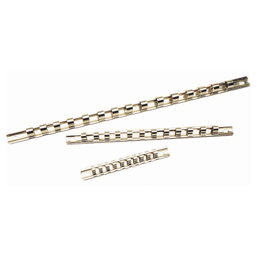 Rail &agrave; douille 12" avec pinces Planification Entrepots Molloy