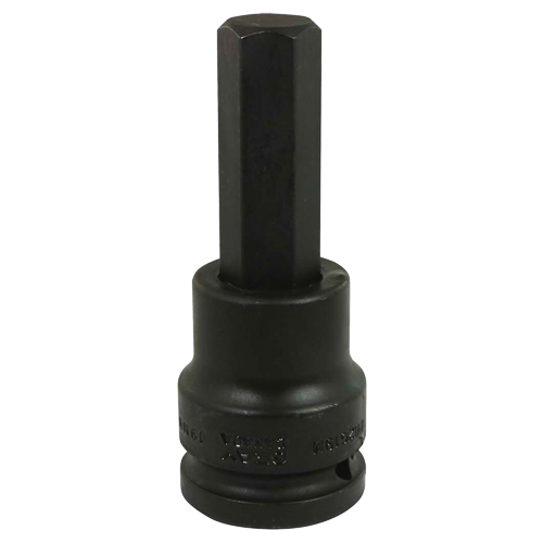 Impact Bit Socket, Hex, 19 mm x 3/4" Drive Planification Entrepots Molloy