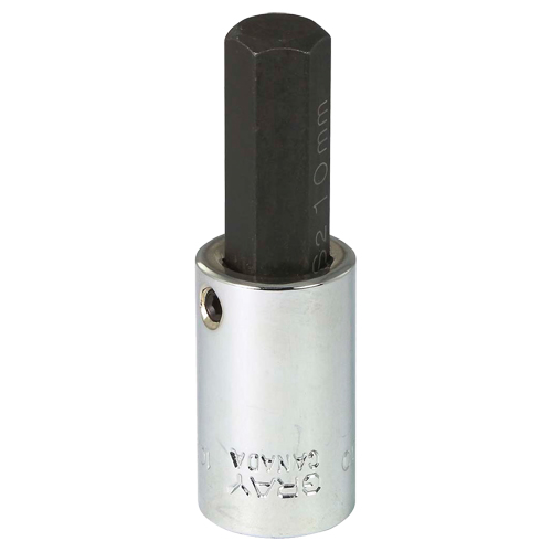 Bit Socket, 10 mm x 2-1/5" L, 3/8" Drive Planification Entrepots Molloy