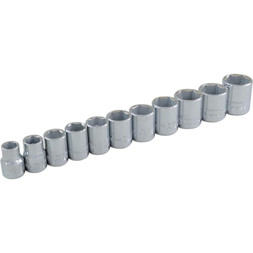 Jeu de douilles, 11 Mcx, Prise de 3/8" Planification Entrepots Molloy