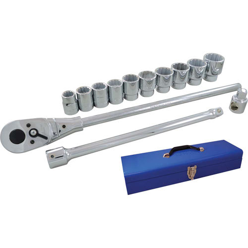 Jeu de douilles et accessoires, 15 Mcx, Prise de 3/4" Planification Entrepots Molloy