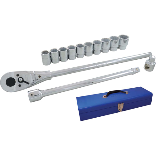 Socket & Attachment Set, 15 Pcs, 3/4" Drive Size Planification Entrepots Molloy