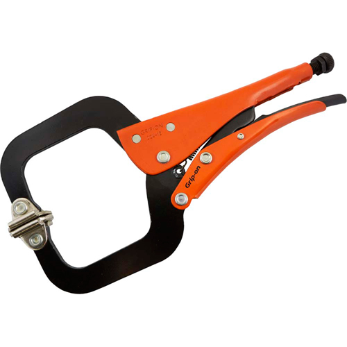 Locking Pliers, 11-3/4" Length, C-Clamp Planification Entrepots Molloy