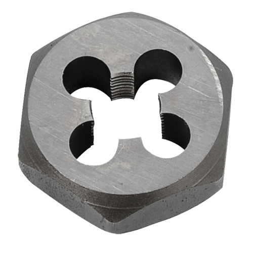 Hex Rethreading Die Nut, 1"/1-1/16" Dia., 1/8"-27 Thread, Carbon Steel/Chromium Steel Planification Entrepots Molloy