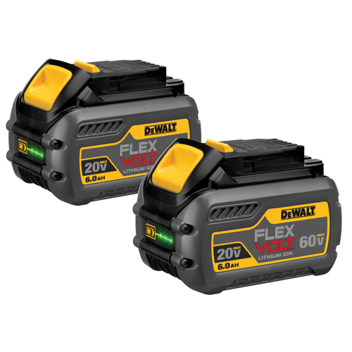 Blocs-piles FlexVolt, Lithium-ion, 60 V, 6 A Planification Entrepots Molloy