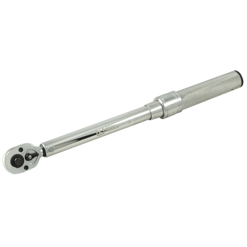 Micrometer Torque Wrench, Click, 3/8" Square Drive, 30 - 250 in-lbs. Planification Entrepots Molloy