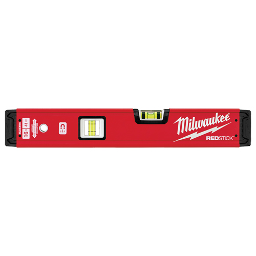 Niveau Redstick, Boîte, 1,33' lo, Acier, 2, Magn&eacute;tique Planification Entrepots Molloy