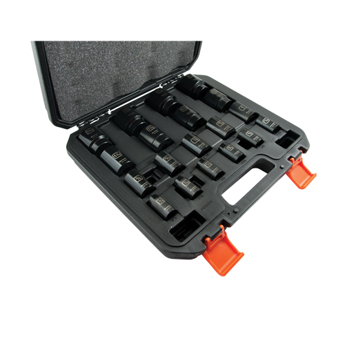 Jeu de douilles SAE, 19 Mcx, Chocs, Prise de 1/2" Planification Entrepots Molloy