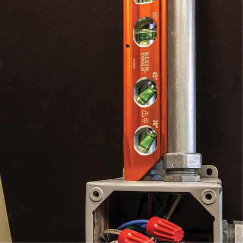Torpedo Billet Level, 8" L, Aluminum, 4 Vials, Magnetic Planification Entrepots Molloy