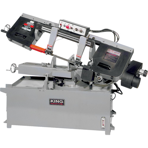 Metal Cutting Swivel Bandsaw, Horizontal, 9" x 18" Rectangular Cutting Capacity Planification Entrepots Molloy