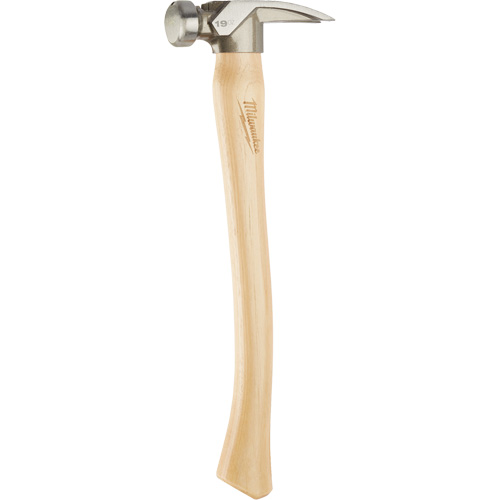 Smooth Face Framing Hammer, 19 oz., Wood Handle, 16" L Planification Entrepots Molloy