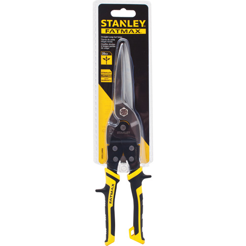 Fatmax&reg; Long Cut Snips, 3-9/50" Cut Length, Straight Cut Planification Entrepots Molloy