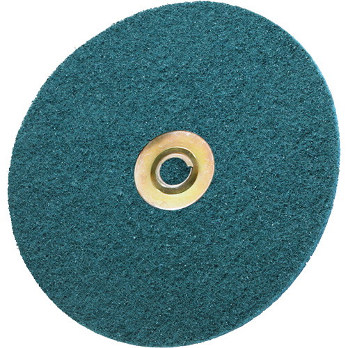 Disque de conditionnement de surface Scotch-Brite, 4-1/2" dia., Grain Moyen, Oxyde d'aluminium Planification Entrepots Molloy