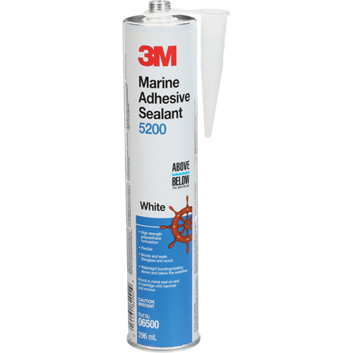 Adh&eacute;sif &eacute;tanche de calibre marin 5200, 378 ml, Blanc Planification Entrepots Molloy