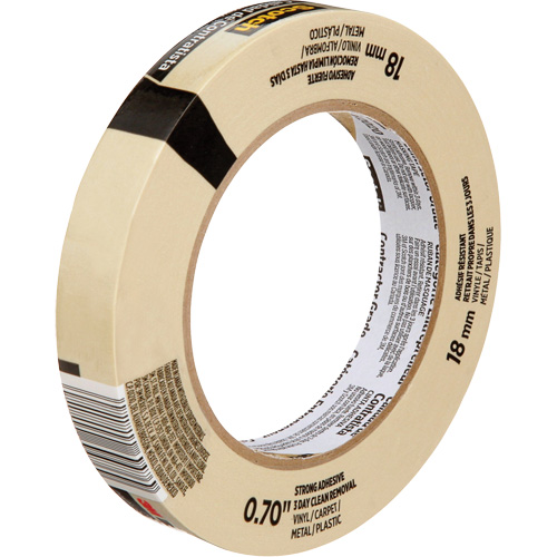 Scotch&reg; Contractor Grade Masking Tape 2020, 18 mm (3/4") x 55 m (180'), Beige Planification Entrepots Molloy