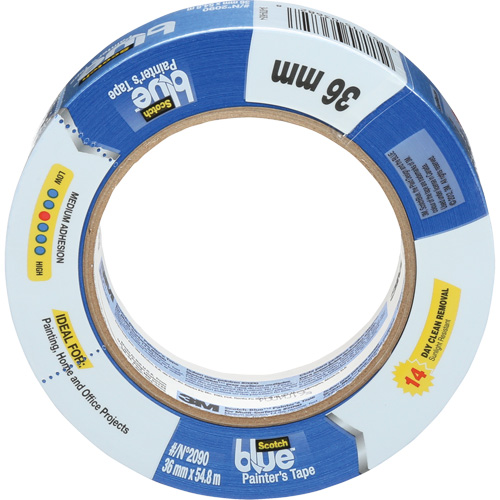 ScotchBlue Original Painter's Tape 2090, 36 mm (1-2/5") x 55 m (180'), Blue Planification Entrepots Molloy