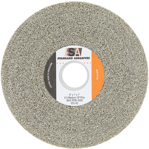 Standard Abrasives General Purpose Plus Wheel, 6" Dia., Medium Grit, Aluminum Oxide Planification Entrepots Molloy