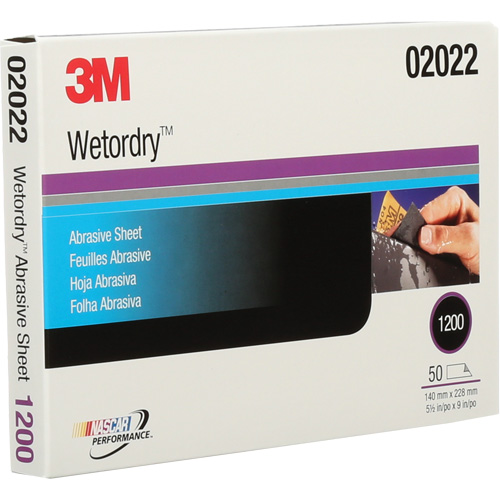 Wetordry 401Q Abrasive Sheet, 5-1/2" x 9", Fine Grit, Silicon Carbide Planification Entrepots Molloy