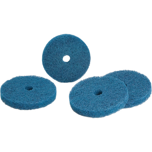 Disque abrasif de polissage HS-F Buff and Blend Standard Abrasives, 4" dia., Grain Moyen, Oxyde d'aluminium Planification Entrepots Molloy