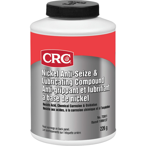 Compos&eacute; lubrifiant antigrippage au nickel, 226 g, 425°F (218°C) temp&eacute;rature efficace max. Planification Entrepots Molloy