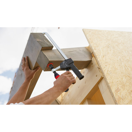 Serre-joint &agrave; une main &agrave; usage intense PowerGrip, 12" (305 mm) Planification Entrepots Molloy