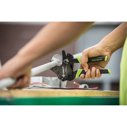 Cisaille &agrave; PVC &agrave; rochet ouverture rapide, Capacit&eacute; de 1-5/8" Planification Entrepots Molloy