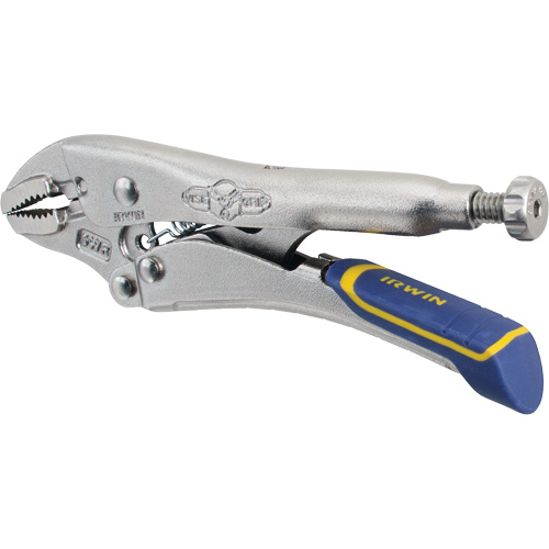 Pince-&eacute;tau avec coupe-fil Fast Release, Longueur 5", M&acirc;choire courb&eacute;e Planification Entrepots Molloy