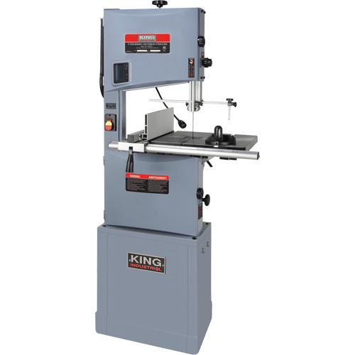 2-Speed 14" Wood Band Saw, Vertical, 120 V, 1476 SFPM/3280 SFPM Planification Entrepots Molloy