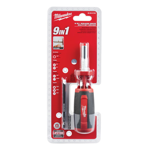 Tournevis &agrave; embouts multiples 9 en 1, 9" lo, Prise Coussin&eacute;e Planification Entrepots Molloy