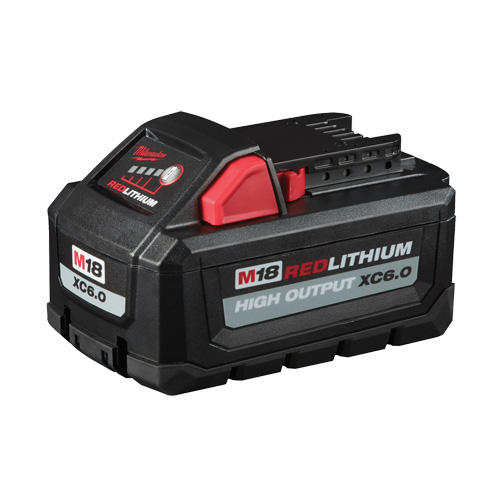 Bloc-pile M18 Redlithium High Output 6.0, Lithium-ion, 18 V, 6,0 Ah Planification Entrepots Molloy