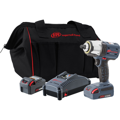 IQv20 Compact Cordless Impact Wrench Kit, 20 V, 3/8" Socket Planification Entrepots Molloy