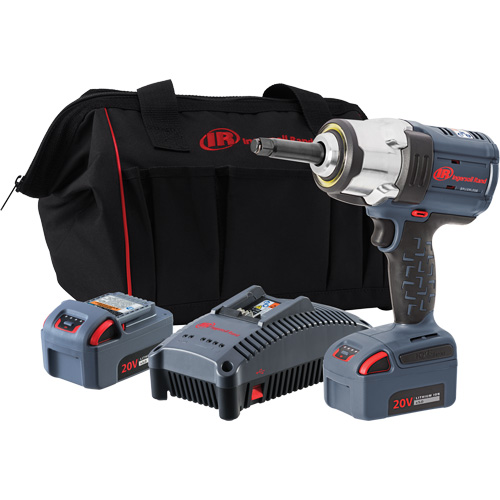 IQv20 Cordless Impact Wrench with 2" Anvil Extension Kit, 20 V, 1/2" Socket Planification Entrepots Molloy