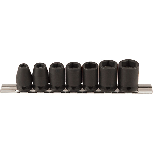 Magnetic Socket Set, 7 Pcs, Impact, 3/8" Drive Size Planification Entrepots Molloy