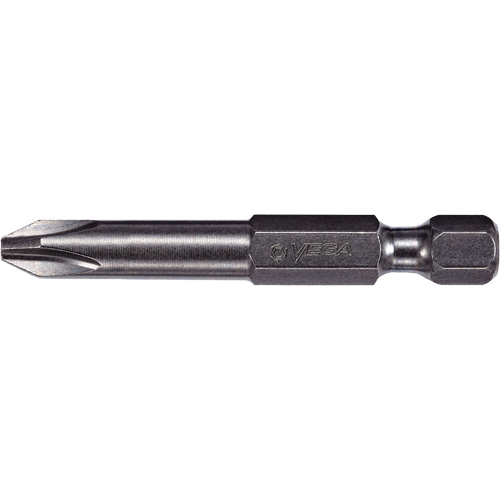 Embout pour outil &eacute;lectrique, Phillips, Embout #2, Prise 1/4", Longueur 2-3/4" Planification Entrepots Molloy