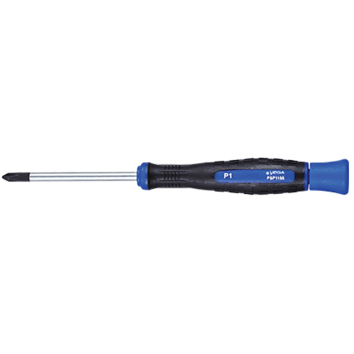 Tournevis Phillips de pr&eacute;cision, #00, 5" l, Prise Coussin&eacute;e Planification Entrepots Molloy