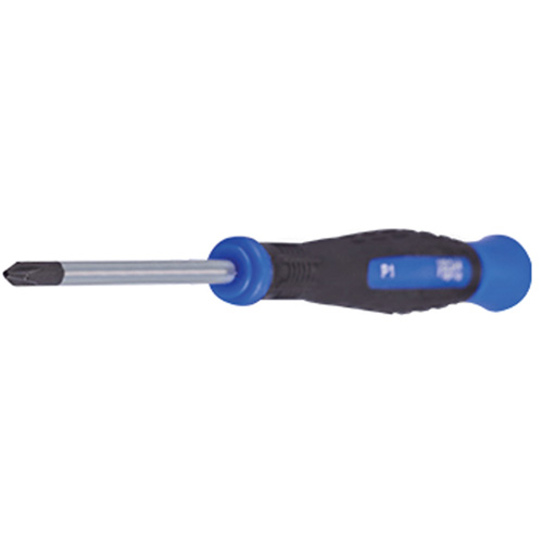Tournevis Phillips de pr&eacute;cision, #00, 5" l, Prise Coussin&eacute;e Planification Entrepots Molloy