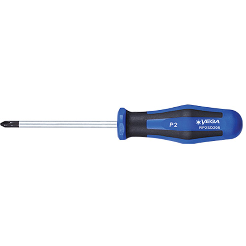 Tournevis Phillips, #0, 5-3/8" l, Prise Coussin&eacute;e Planification Entrepots Molloy