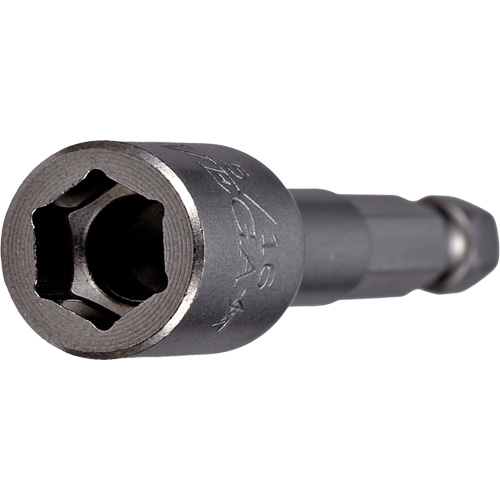 Nutsetter, 7/16" Tip, 1/4" Drive, 2-9/16" L, Non-Magnetic Planification Entrepots Molloy