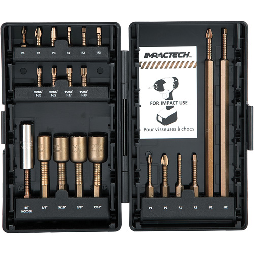 Impactech&reg; Driver Bit Set Planification Entrepots Molloy