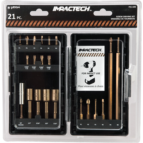 Impactech&reg; Driver Bit Set Planification Entrepots Molloy