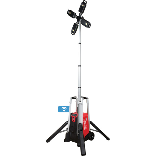 MX Fuel Rocket Tower Light & Charger, LED, 27000 Lumens Planification Entrepots Molloy