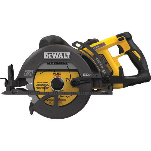 Trousse de scie de type &agrave; cr&eacute;maill&egrave;re FlexVolt, 7-1/4", 60 V Planification Entrepots Molloy