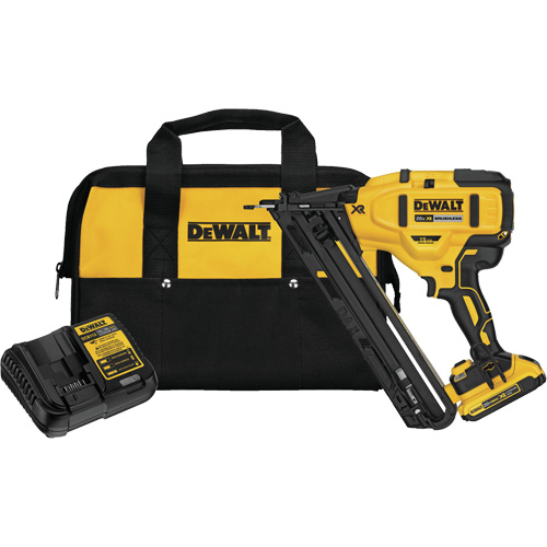 Max XR&reg; Angled Finish Nailer Kit, 20 V, Lithium-Ion Planification Entrepots Molloy