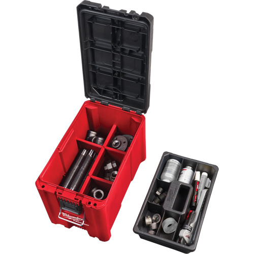 Coffre &agrave; outils compact Packout, 10" x 16-1/5" x 13", Noir/Rouge Planification Entrepots Molloy