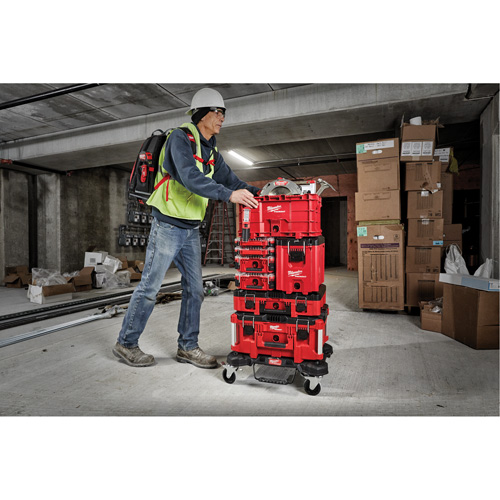 Coffre &agrave; outils compact Packout, 10" x 16-1/5" x 13", Noir/Rouge Planification Entrepots Molloy