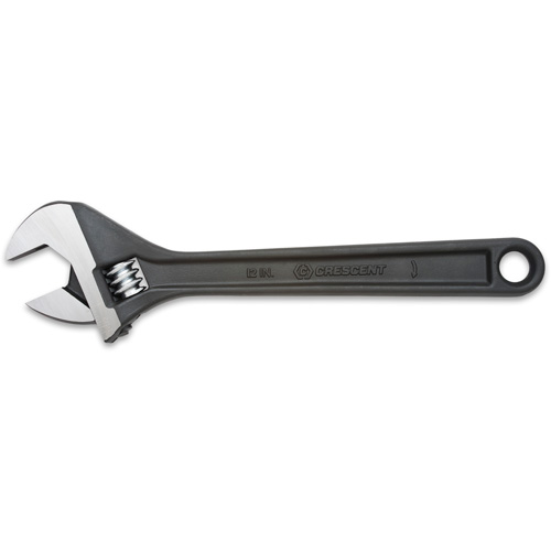 Cl&eacute; &agrave; molette — en boîte, 12" lo, la max. 1-1/2"/39 mm, Oxyde noir Planification Entrepots Molloy